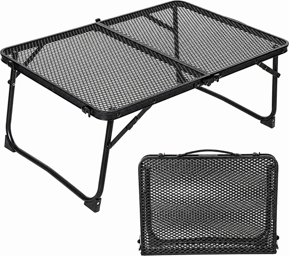 Tavolino da campeggio pieghevole 60 × 40 cm