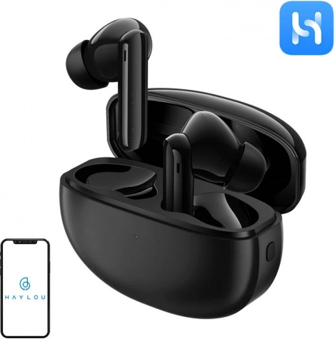 HAYLOU Wireless Earbuds with Active Noise Cancellation, Blue