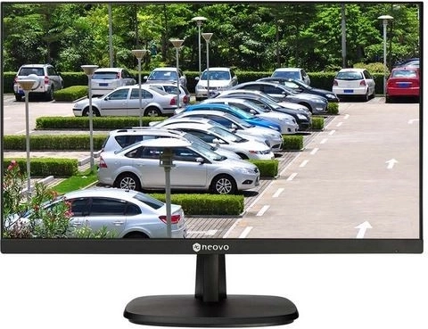 Monitor 23,8'' nero IPS FHD con VGA e HDMI