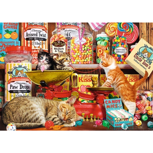 1000-piece Puzzle Cat Delights