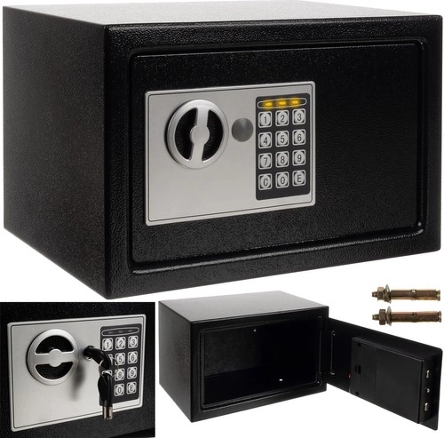 Electronic safe with code and key MALATEC XL 10 l