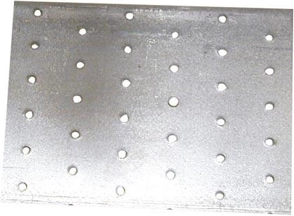 Connector plate 100 × 200 mm, steel 2.0 mm