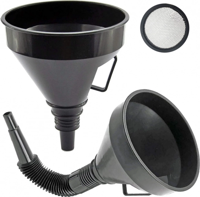 Large Funnel with Filter for Liquids