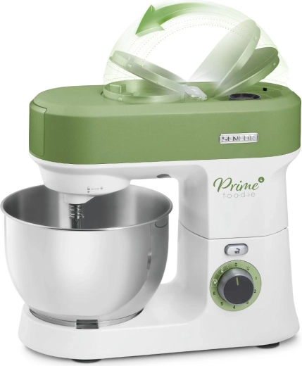 Powerful mixer for dough and whipping