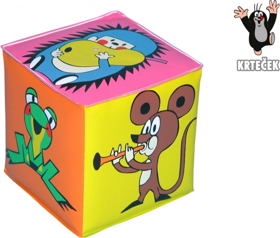 Squeaky Cube LITTLE MOLE plastic 7 × 7 cm