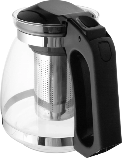 Removable metal strainer for a clean pour