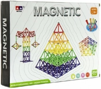 Magnetic Building Blocks Witka 200 pcs