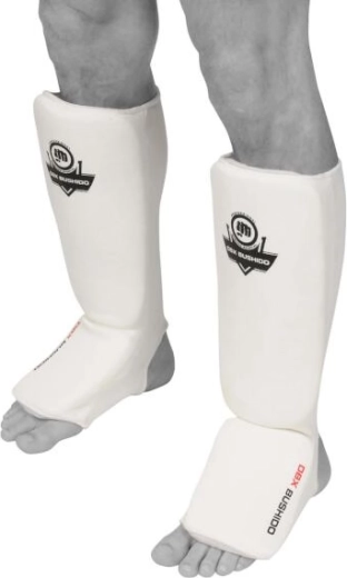 DBX BUSHIDO Shin and Instep Guards White