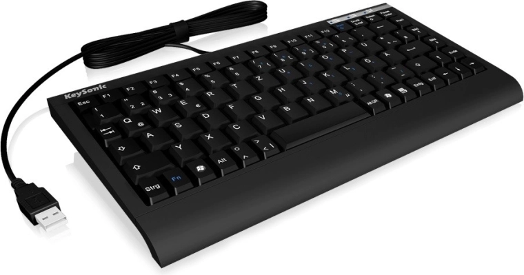 Mini tastiera PS/2 + USB con layout US