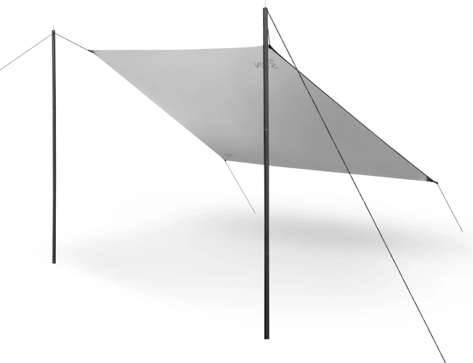 Reliable protection: UV-reflective coating and 1500 mm