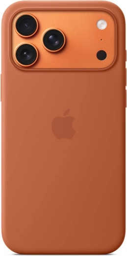 Siliconen hoesje met MagSafe voor iPhone 17 Pro Max – terracotta