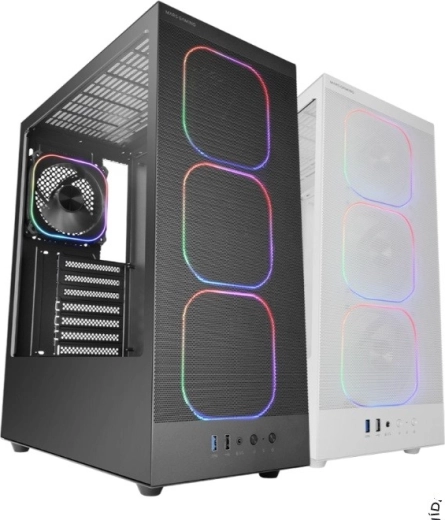 Maximum airflow thanks to mesh front