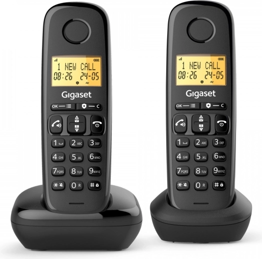 Gigaset Basic 100 duo – draadloze telefoon met twee handsets