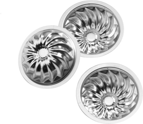 Moules en tôle étamée en forme de kouglof – 20 pcs