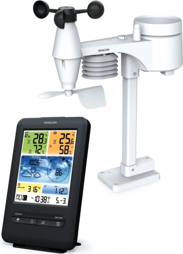 Professional Weather Station with WiFi Sensor 5in1