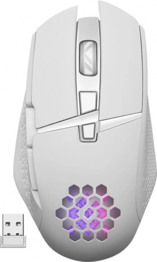 Mouse da gioco wireless DEFENDER Glory, bianco