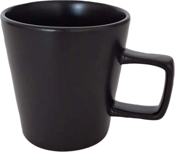 Keramikkrus Kitchisimo mat sort 350 ml