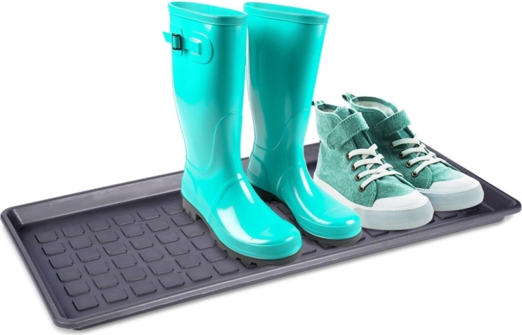 Vilde gray shoe tray 70 × 35 cm