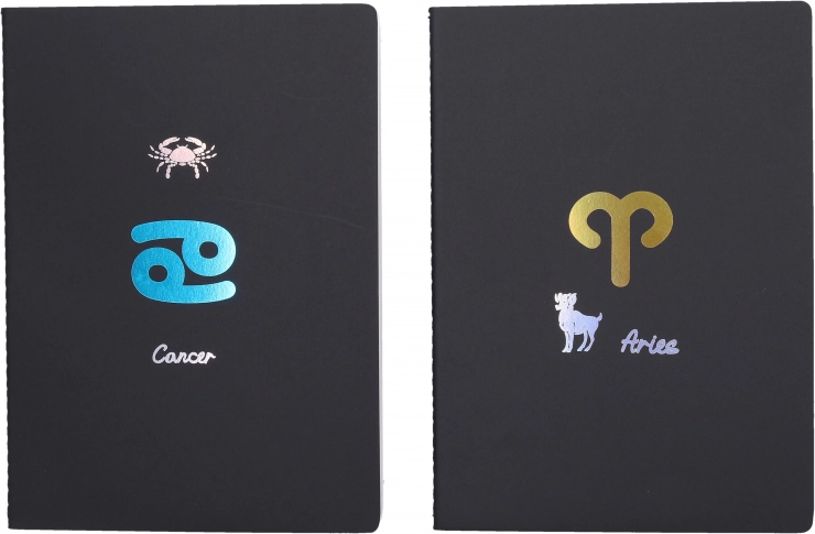 Lined Notebook Zodiac 18.5x25.5 cm