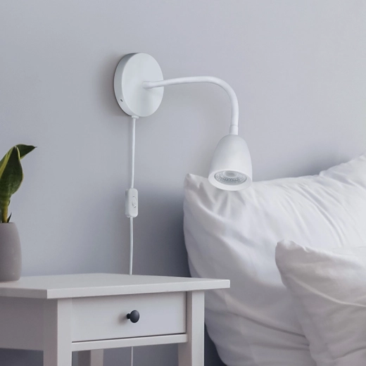 Ideal reading light beside the bed