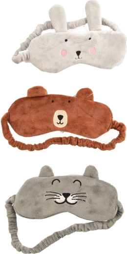 Slaapmasker Pluche Diertje (mix 3 varianten)