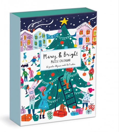 Advent Calendar Merry & Bright Puzzle