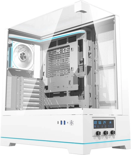 Case del computer Darkflash DY450 PRO con ventola bianca