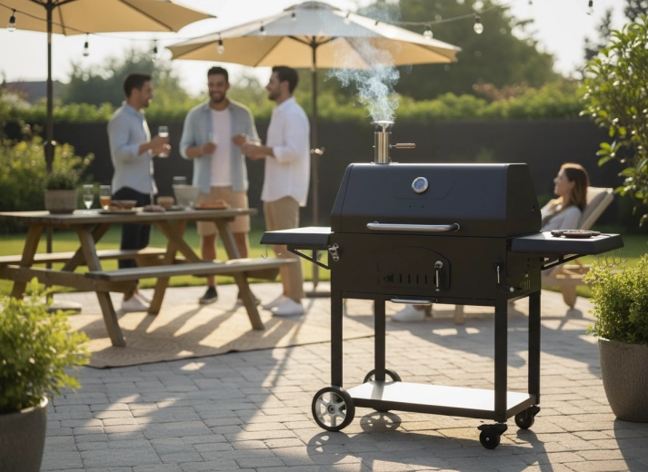 Mobility and convenience while grilling
