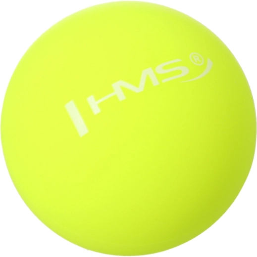 Balle de massage HMS lacrosse verte 6,5 cm