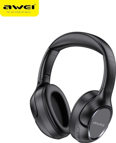 AWEI A770BL Wireless Over-Ear Headphones Black