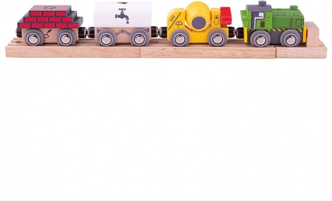 Bigjigs Rail wooden construction train