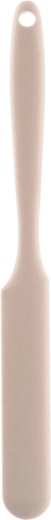 Keukenschraper met siliconen werkdeel en metalen handgreep 24,5 cm beige