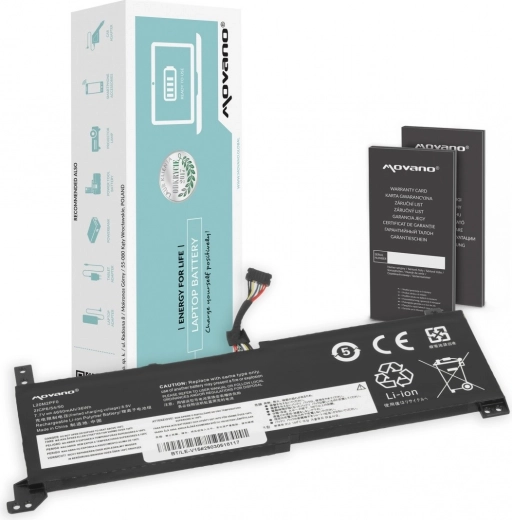 Batteria Movano per Lenovo V14/V15/V17 G2 (L20M2PF0, L20C2PF0, L20L2PF0) 4650 mAh 36 Wh