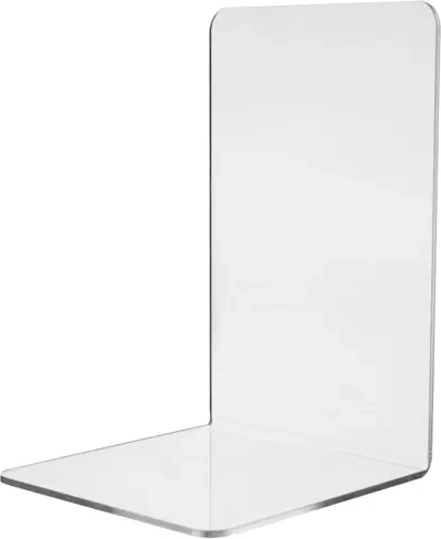 Transparent acrylic that does not disturb the look of the shelf