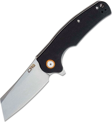 CJRB Crag Folding Knife, 8.7 cm, stonewash blade, black G10