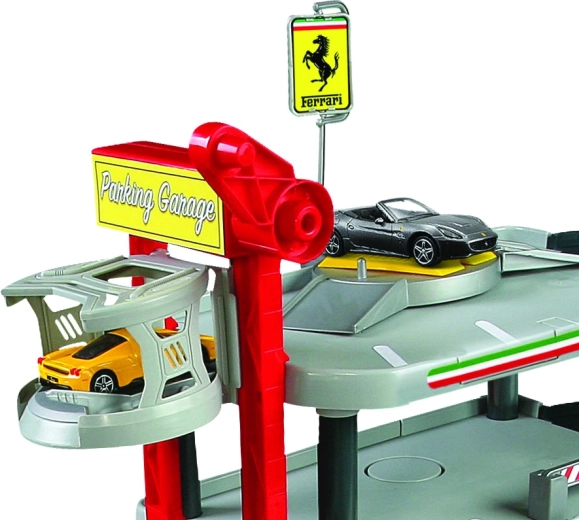 Tři patra akce a parkování