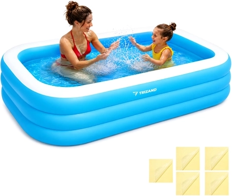 Trizand inflatable family pool 185 × 130 × 50 cm