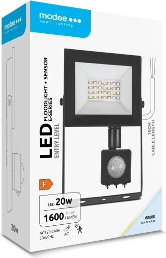 Illuminazione intensa e ampia 120°