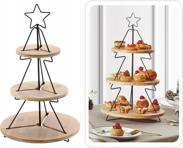 Three tiers for maximum capacity without cluttering the table