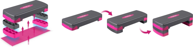 Verstelbare hoogte in 3 niveaus