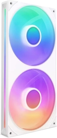 Dubbele 280mm RGB-ventilator NZXT F RGB Core PWM – wit