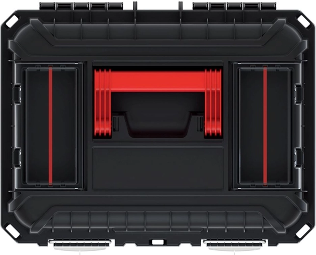 Lid compartments for small parts