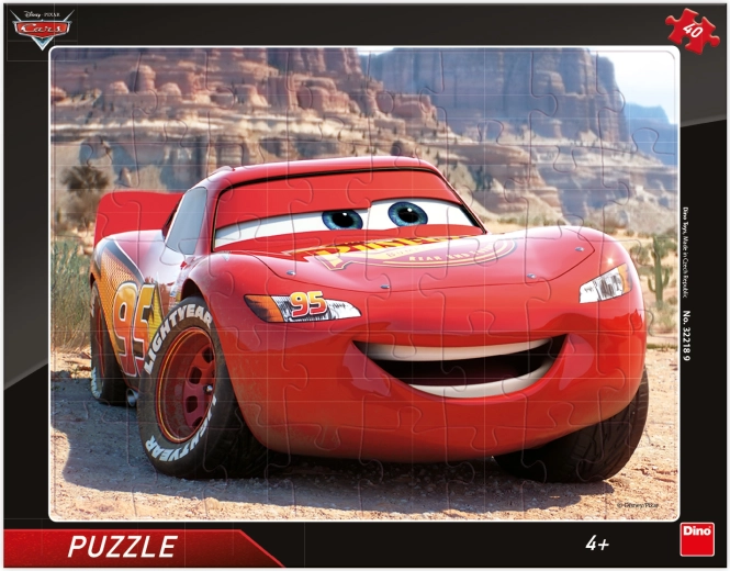 Cars Puzzle: Lightning McQueen 40 Pieces