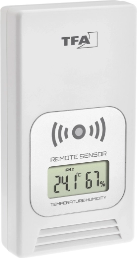 Wireless sensor expandable to up to 3 zones