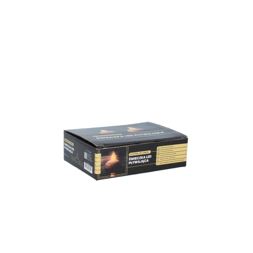 Bougie LED flottante avec effet flamme 3,5 × 4 cm