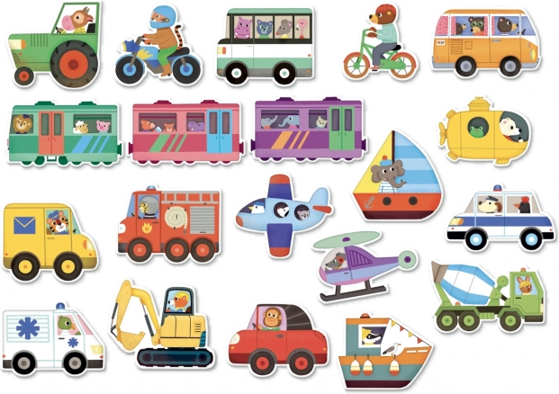 Vilac Wooden Magnets Transport
