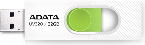 Flash Disk ADATA UV320 32GB USB3.2 Bianco-Verde