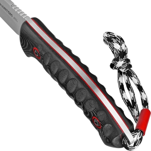 Ergonomic micarta handle with a secure grip