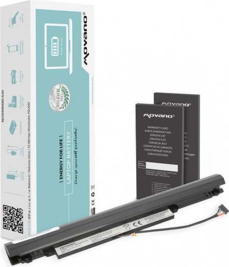 Batteria Movano per Lenovo IdeaPad 110-14IBR / 110-15IBR (L15S3A02) 2200 mAh 24 Wh