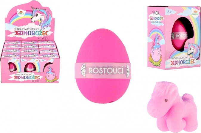 Hatching and Growing Unicorn from Egg 6 cm – magical surprise for kids